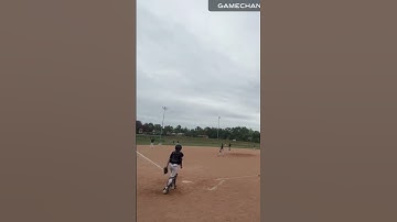Single Line Drive To Left Field