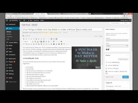 Wordpress Timesaver - Rename Permalink after Title Change