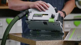 Setting up the Festool plunge cut saws TS 55 F and TSC 55 K