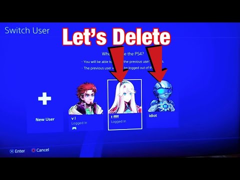 PS4: How to Delete User Accounts (REMOVE EX GF or BF) (2020 Tutorial)