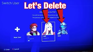 PS4: How to Delete User Accounts (REMOVE EX GF or BF) (2020 Tutorial)