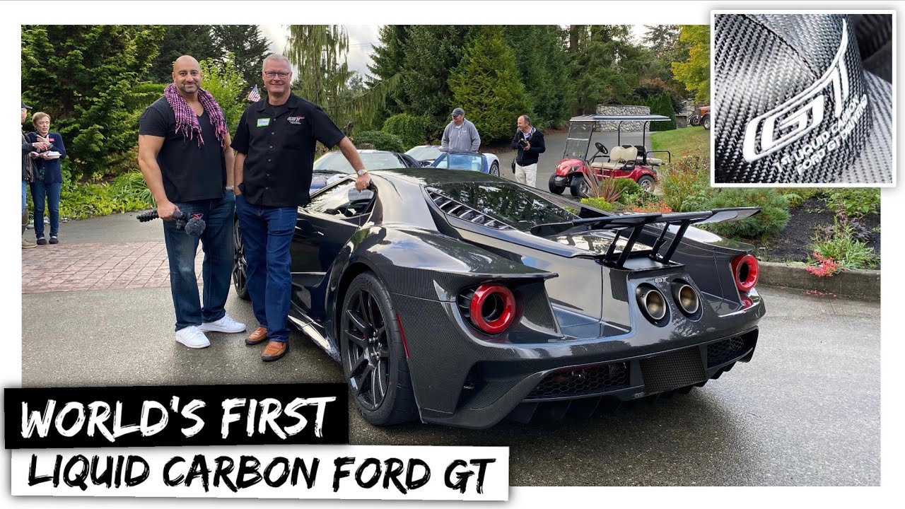 FULL EXPOSED CARBON FIBER FORD GT Liquid Carbon World's First