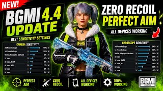 🔥"4.4 UPDATE BGMI BEST SENSITIVITY + CONTROLS + GRAPHICS SETTINGS 😱| NO RECOIL SETUP 2026"