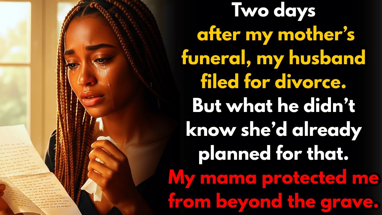 “Two Days After the Funeral… My Husband Filed for Divorce”