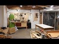 Setting up the basement workshop Setting up the basement workshop