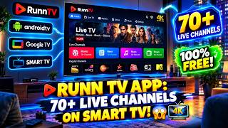 70+ LIVE TV Channels on Smart TV! 🔥 Best Live TV App for Smart TV - Runn TV App screenshot 4