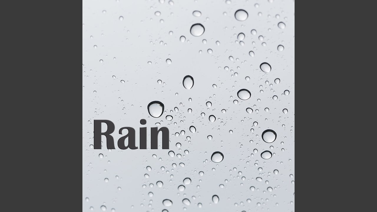 Raining rivers. Bokeh Raindrops.