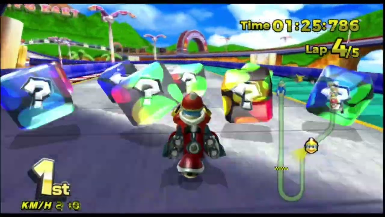 MKWii Deluxe: Green Edition - Grand Prix GP Bee Mushroom Cup as King Dedede [200cc]