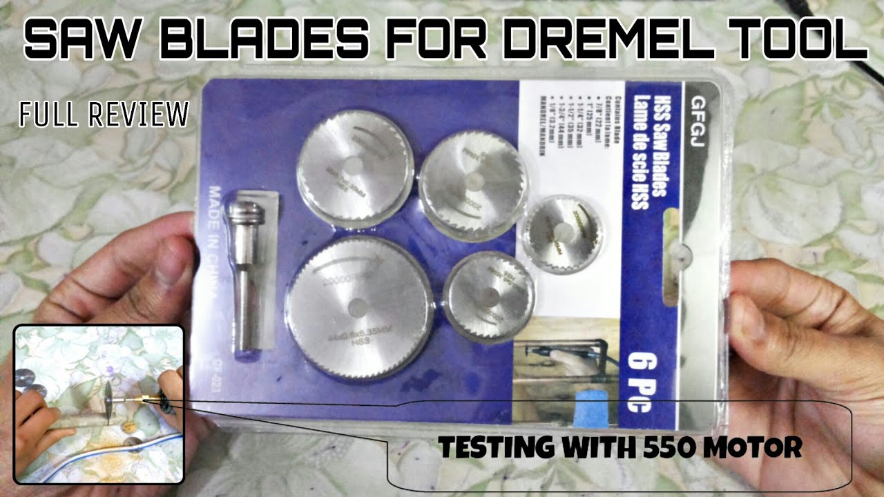 Mini Dremel Blades Set Full Review HSS Saw Baldes Mini Dremel Tool