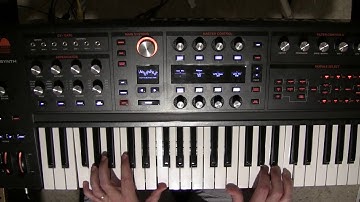 Hydrasynth & SY99 MPE Poly Aftertouch Example