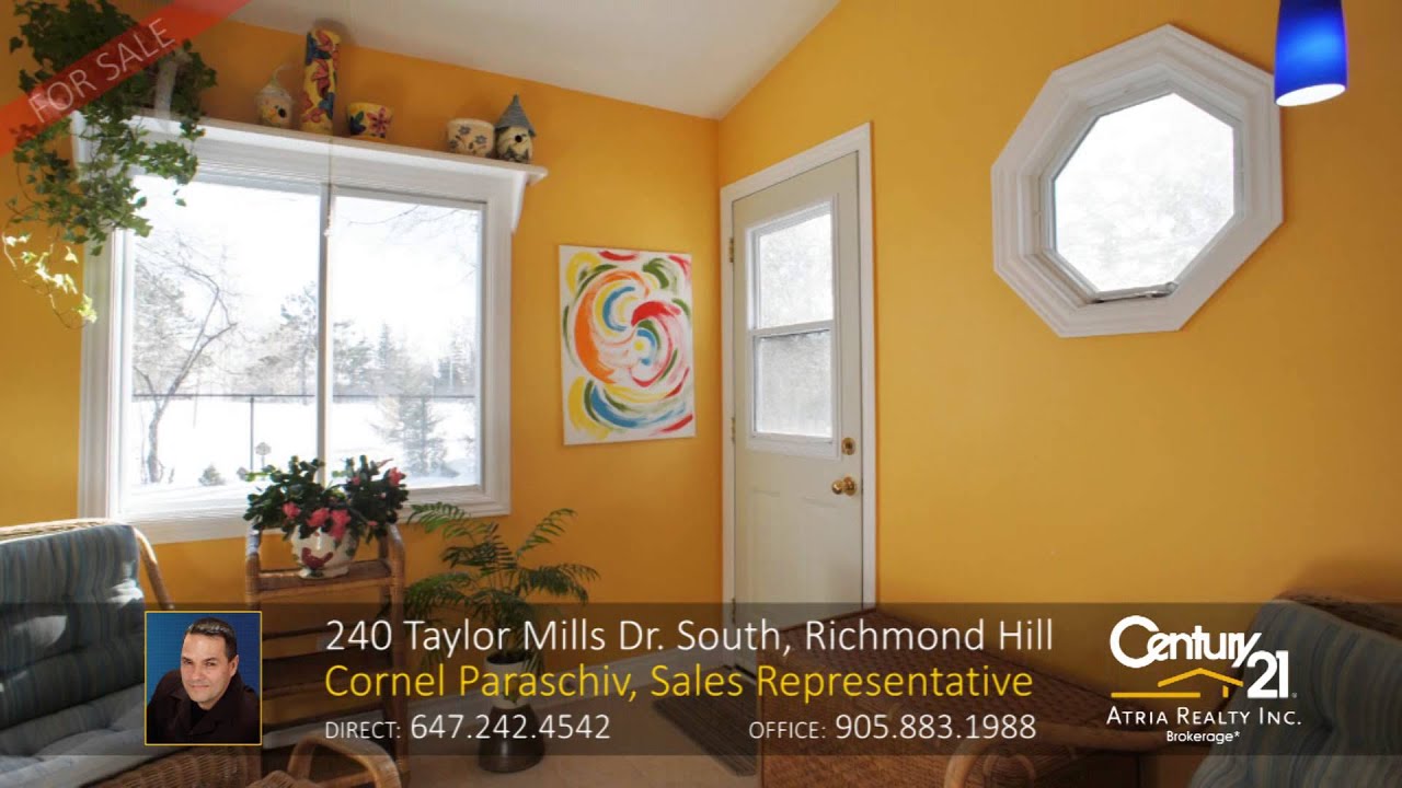 240 Taylor Mills Dr. South, Richmond Hill Home For Sale by Cornel