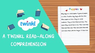 All About Puppies! | Reading Comprehension for Emerging Readers | First Grade Level | Twinkl USA
