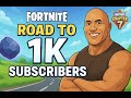 🔴LIVE - GRINDING *NEW* FORTNITE WINTERFEST UPDATE! + ROAD TO 1K SUBS PART 8!