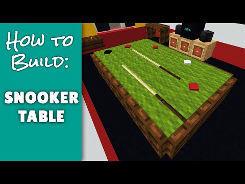 Snooker Table Minecraft Furniture Youtube Snooker Table Minecraft Furniture Youtube