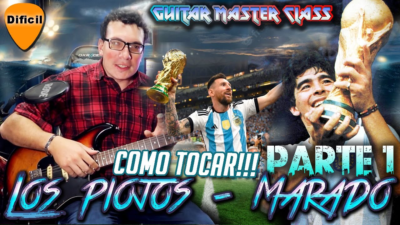 COMO TOCAR - LOS PIOJOS - MARADO - PARTE 1 - TUTORIAL DE GUITARRA