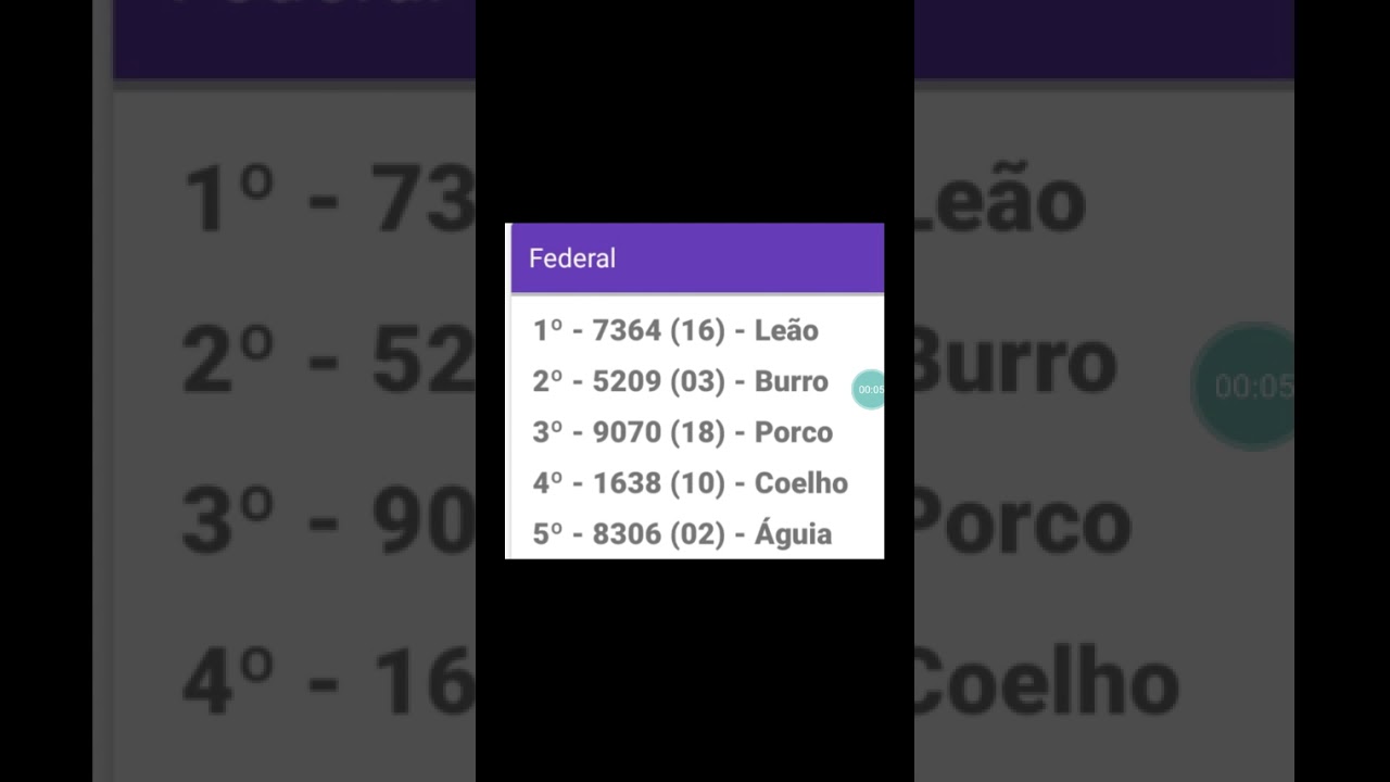 Resultados do jogo do bicho federal 02.01.20 YouTube