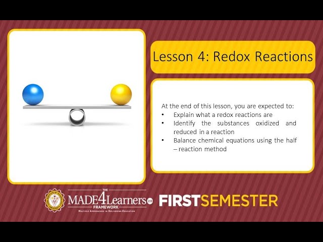 CHEM131: Redox Reactions (Part 1)