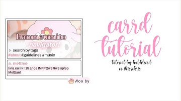 simple and cutie carrd tutorial — © ikisschris
