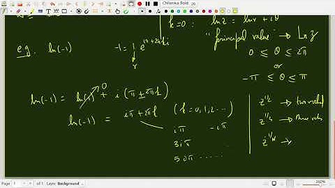 Complex Numbers and Analysis - 3