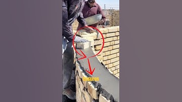 Skilled Mason Building a Curved Wall Like a Pro | Brickwork Techniques.