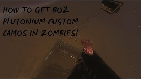 How To Get Custom Camos In BO2 Plutonium Zombies In 2022!