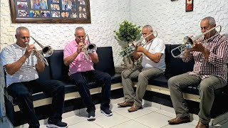 Quarteto Trombone tocando Hino CCB 🎶