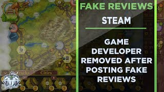 Developer Removed From Steam for Posting Fake Reviews