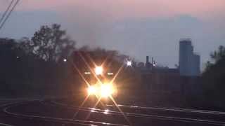 CSX Q112 Train Passes by CP Signal