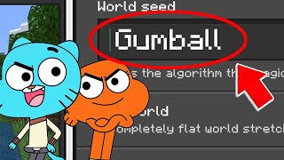 Minecraft: Whats On Gumball and Darwins Secret SEED?