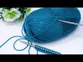 WOW! What an EASY Knitting Pattern 💥 Scarf, sweater and blanket knitting patterns.