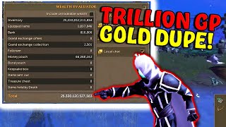 Jagex Missed a TRILLION GP Gold Dupe...