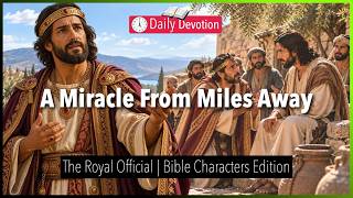 October 08: A Miracle From Miles Away - The Royal Official - John 4:46–54 - 365 Daily Devotions screenshot 1