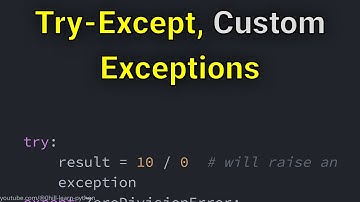 Exception Handling in Python: Try-Except Blocks & Custom Exceptions