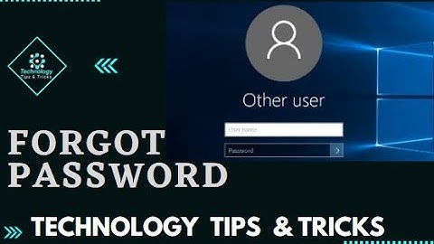 How to reset password windows 10 If you forget it - Easy