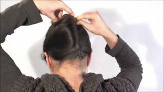 [Hairstyle] 1 minute french twist with a stick