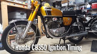 Honda CB350 Points Ignition Timing