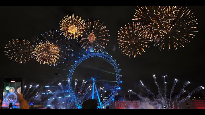 New Year Fireworks 2025 at London | #LondonEye #2025 #newyear #fireworks