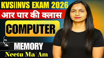 NVS KVS 2025 | NVS KVS  Computer Marathon Class | EMRS ICT Important Question | By Neetu Ma