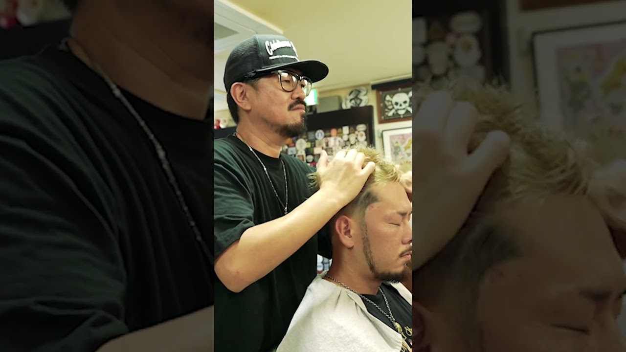 【ASMR】爽快ヘッドマッサージ｜心地よいリラックス音 ENTRUST BARBER SHOP｜國本篤