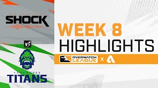 San Francisco Shock VS Vancouver Titans - Overwatch League 2021 Highlights | Week 8 Day 2