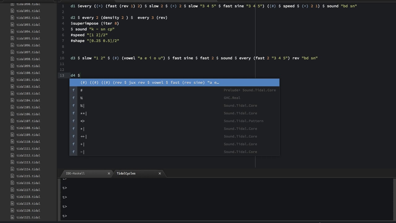 Autocomplete live code demo