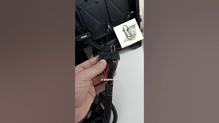 How to test your power supply and RGB with a paper clip 📎