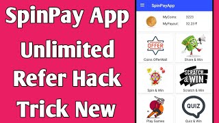 SpinPay App Unlimited Refer Hack Trick New ! By Technical Sk ! screenshot 5