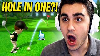 I Streamed Until I Get a HOLE IN ONE In Wii Sports!!