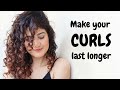 How to maintain CURLY HAIR throughout the week | Make CURLS last longer | Disano Virgin Coconut Oil