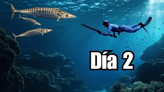 I put a motor on my kayak to go out to sea in search of giant fish.