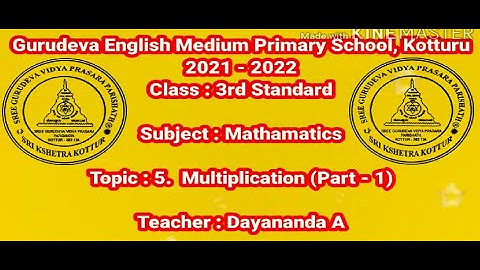 3rd Standard Math
