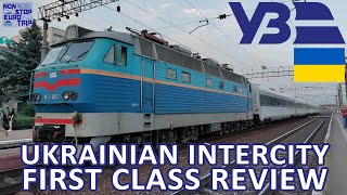 FIRST CLASS INTERCITY REVIEW IN KYIV UKRAINE / UKRAINIAN TRAIN TRIP REPORT