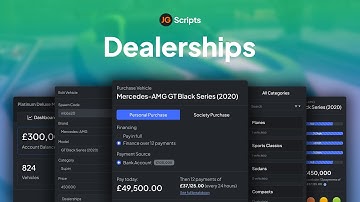 JG Dealerships (QB/Qbox/ESX) - FiveM Vehicle Shop with Financing, Stock & Player Ownership!