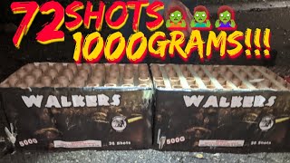 3️⃣6️⃣shot 500gram x2️⃣: WALKERS (Hardcore Pyro) *72shots 1000grams*